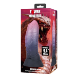 POWER MONSTERS - DREADFUL FIEND BICOLOR FANTASY SILICONE DILDO 24 CM Ø 6 CM