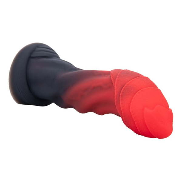 POWER MONSTERS - GOLIATH INFERNAL BICOLORE FANTASY GODEMICHET EN SILICONE 25 CM Ø 6 CM