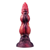 POWER MONSTERS - SAVAGE BEASTLORD TRICOLOR FANTASY SILICONE DILDO 24 CM Ø 5 CM
