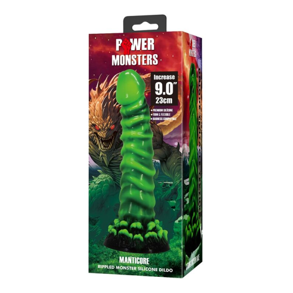 POWER MONSTERS - DILDO IN SILICONE MANTICORE FANTASY 23 CM Ø 5 CM