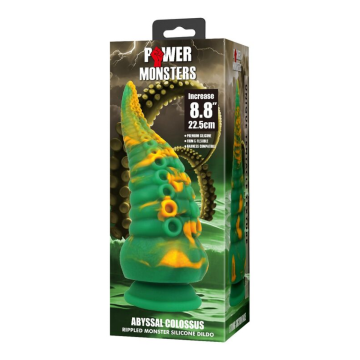 POWER MONSTERS – ABYSSAL COLOSSUS BICOLOR FANTASY SILIKONDILDO 22,5 CM Ø 6 CM