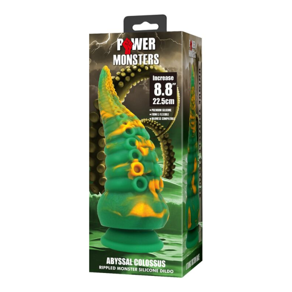 POWER MONSTERS – ABYSSAL COLOSSUS BICOLOR FANTASY SILIKONDILDO 22,5 CM Ø 6 CM