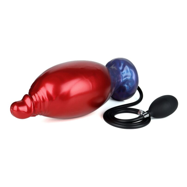 POWER MONSTERS - SHADOW BEHEMOTH BICOLOR INFLATABLE FANTASY SILICONE DILDO 22 CM Ø 5 CM