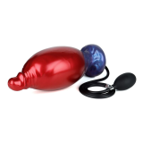 POWER MONSTERS - SHADOW BEHEMOTH DILDO GONFIABILE IN SILICONE BICOLORE 22 CM Ø 5 CM
