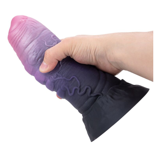 POWER MONSTERS - DREADFUL FIEND BICOLOR FANTASY SILICONE DILDO 24 CM Ø 6 CM