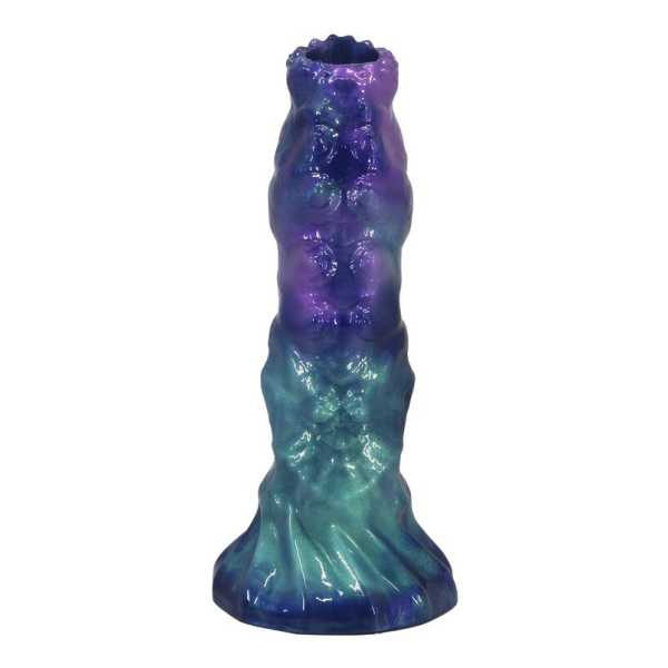 POWER MONSTERS - DUSKWALKER SENTINEL TRICOLOR INFLATABLE FANTASY SILICONE DILDO 23 CM Ø 5 CM