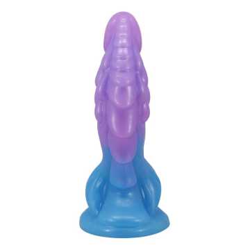 POWER MONSTERS - ATLANTEANS REALISTIC DILDO WITH SUCTION CUP 19 CM Ø 5 CM BLUE & PURPLE