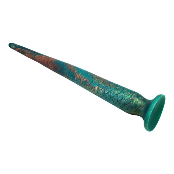 POWER MONSTERS - WILDWYRM TAIL BICOLOR FANTASY GODEMICHET EN SILICONE 47 CM Ø 4 CM