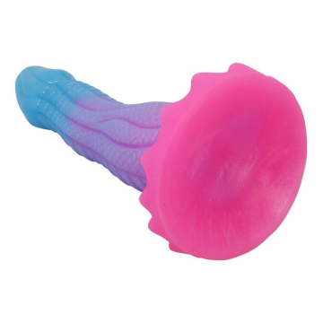 POWER MONSTERS - VOID PYTHON FANTASY DILDO WITH SUCTION CUP 20.5 CM Ø 5.2 CM BLUE, PURPLE & PINK