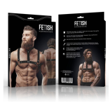 FETISH SUBMISSIVE ATTITUDE - HERREN-BRUSTGURT AUS ÖKOLEDER, BULLDOGGE, GRÖSSE M/L