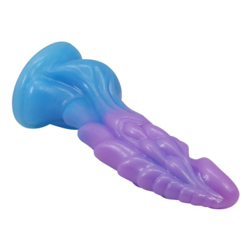 POWER MONSTERS - DILDO REALISTICO ATLANTEANO CON VENTOSA 19 CM Ø 5 CM BLU E VIOLA