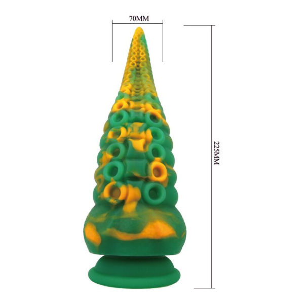 POWER MONSTERS - ABYSSAL COLOSSUS BICOLOR FANTASY SILICONE DILDO 22.5 CM Ø 6 CM