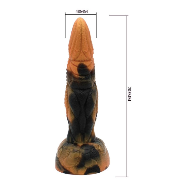 POWER MONSTERS - TYRANNOSAURUS BICOLOR FANTASY SILIKONDILDO 20,5 CM Ø 5 CM