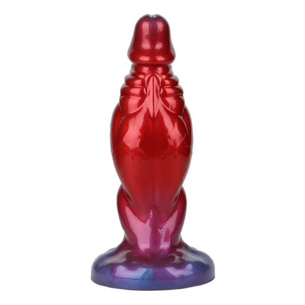POWER MONSTERS - SHADOW BEHEMOTH BICOLOR INFLATABLE FANTASY SILICONE DILDO 22 CM Ø 5 CM