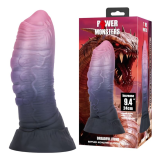 POWER MONSTERS – SCHRECKLICHER TEUFEL, ZWEIFARBIGER FANTASIE-SILIKONDILDO, 24 CM Ø 6 CM
