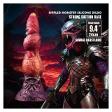 POWER MONSTERS – SAVAGE BEASTLORD DREIFARBIGER FANTASY-SILIKONDILDO 24 CM Ø 5 CM