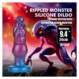 POWER MONSTERS - RIFT TITAN BICOLORE DILDO GONFIABILE IN SILICONE FANTASY 24 CM Ø 5 CM
