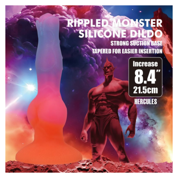 POWER MONSTERS - DILDO IN SILICONE HERCULES FANTASY 21,5 CM Ø 5 CM