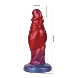 POWER MONSTERS - SHADOW BEHEMOTH BICOLOR INFLATABLE FANTASY SILICONE DILDO 22 CM Ø 5 CM