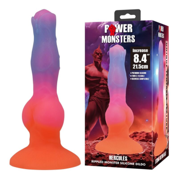 POWER MONSTERS - HERCULES FANTASY SILIKONDILDO 21,5 CM Ø 5 CM