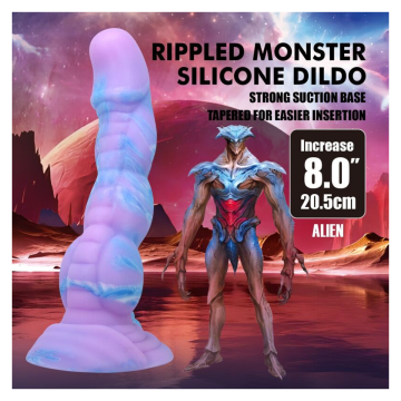 POWER MONSTERS - ALIEN FANTASY SILIKONDILDO 20,5 CM Ø 4,8 CM