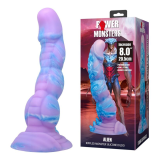 POWER MONSTERS - ALIEN FANTASY GODEMICHET EN SILICONE 20,5 CM Ø 4,8 CM