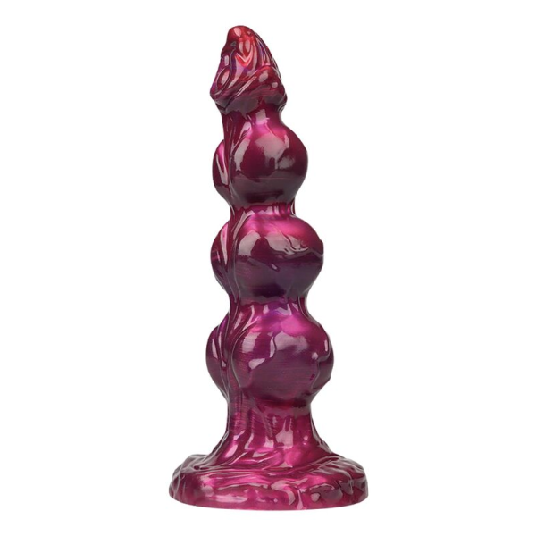 POWER MONSTERS - PRIMAL BEASTLORD GODEMICHET EN SILICONE TRANSLUCIDE ROSE FANTASTIQUE 26 CM Ø 5 CM