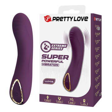 PRETTY LOVE - VIBRATORE RICARICABILE LLOYDE 10 FUNZIONI VIOLA