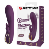 PRETTY LOVE - LANDYN WIEDERAUFLADBARER HASENVIBRATOR MIT 10 FUNKTIONEN, LILA