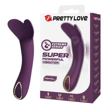 PRETTY LOVE - KENYELL RECHARGEABLE VIBRATOR 10 FUNCTIONS PURPLE