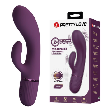 PRETTY LOVE - MARGIE VIBRATEUR LAPIN RECHARGEABLE 10 FONCTIONS VIOLET