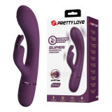 PRETTY LOVE - ROCCO VIBRATEUR LAPIN RECHARGEABLE 10 FONCTIONS VIOLET