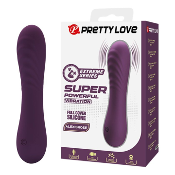 PRETTY LOVE - ALEXISROSE RECHARGEABLE VIBRATOR 10 FUNCTIONS PURPLE