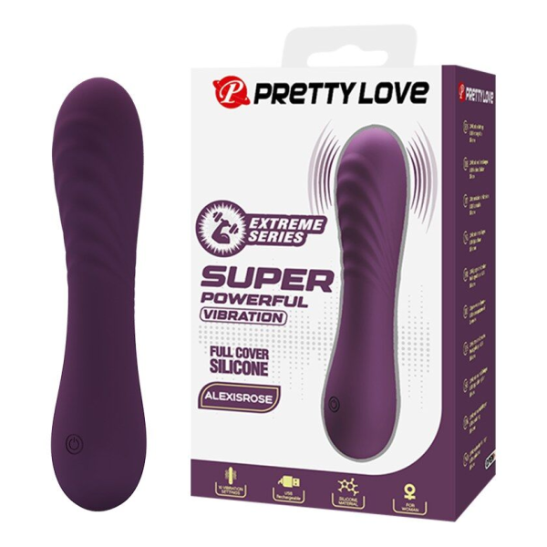 PRETTY LOVE - VIBRATORE RICARICABILE ALEXISROSE 10 FUNZIONI VIOLA