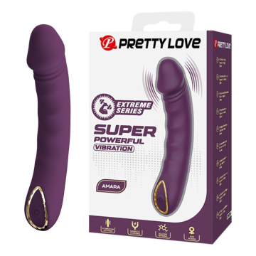 PRETTY LOVE - VIBRATORE RICARICABILE AMARA 10 FUNZIONI VIOLA
