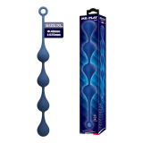 MR PLAY - PERLE ANALI IN SILICONE BLU TAGLIA XL 52,5 CM