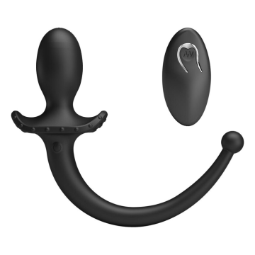 MR PLAY - WIRELESS REMOTE CONTROL ANAL AND PERINEUM VIBRATOR BLACK