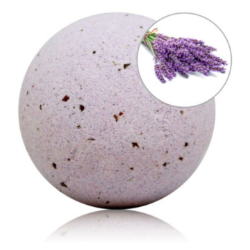 TALOKA - BADEBOMBE MIT LAVENDEL-DUFT UND ROSENBLÜTEN