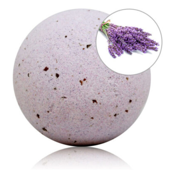 TALOKA - BADEBOMBE MIT LAVENDEL-DUFT UND ROSENBLÜTEN