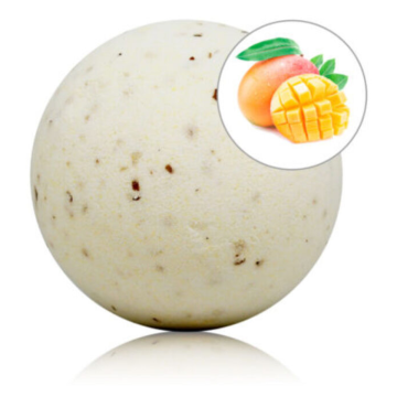 TALOKA - BOMBA DA BAGNO PROFUMATA AL MANGO CON PETALI DI ROSA
