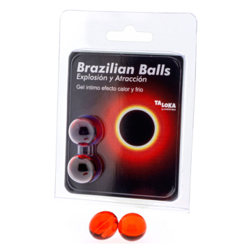 TALOKA - 2 BRASILIANISCHE BLLE, HEISSES UND KALTES EFFEKT, AUFREGENDES GEL