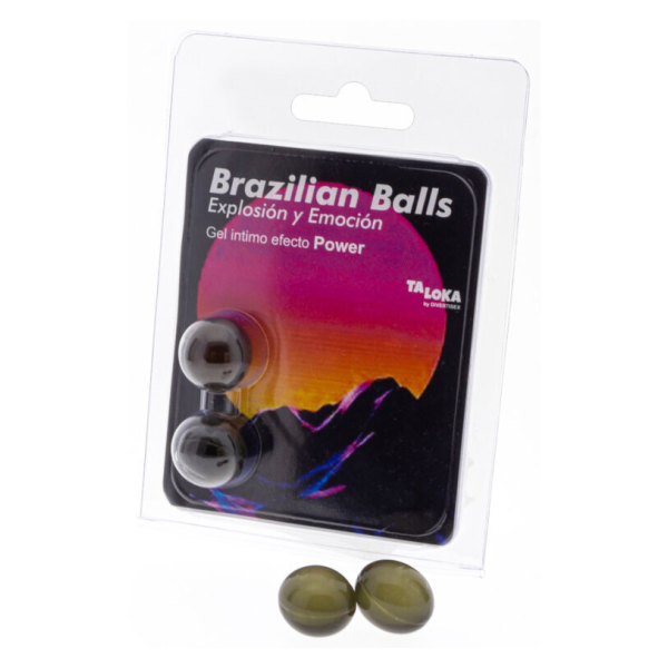 TALOKA - 2 BRASILIANISCHE KUGELN, KRAFTEFFEKT, AUFREGENDES GEL