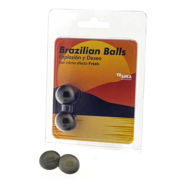 TALOKA - 2 BRAZILIAN BALLS FRESH EFFECT EXCITING GEL