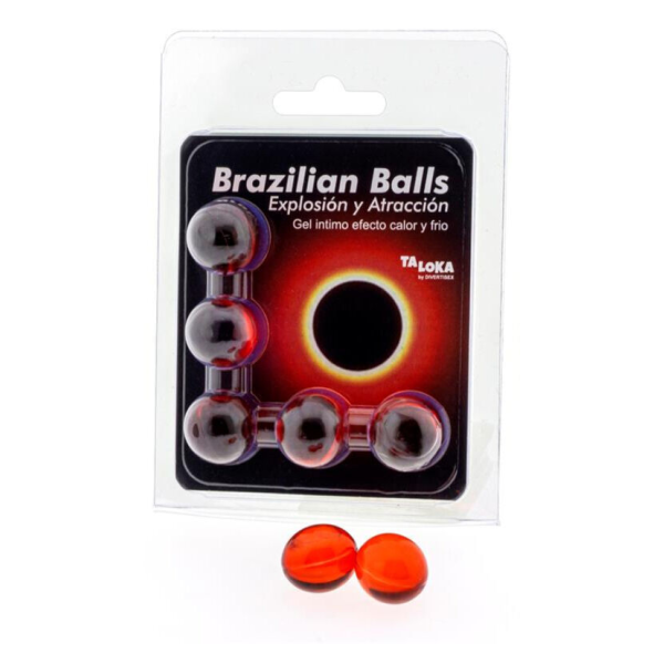 TALOKA - 5 SFERE BRASILIANE GEL EMOZIONANTE EFFETTO CALDO E FREDDO