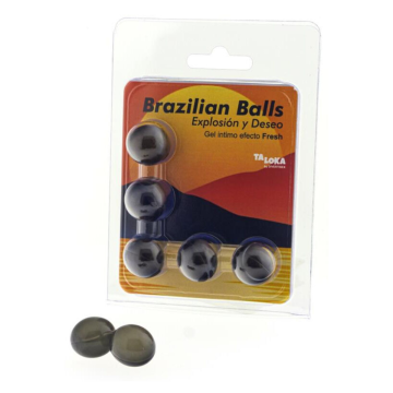 TALOKA - 5 BRASILIANISCHE KUGELN, FRISCHER EFFEKT, AUFREGENDES GEL