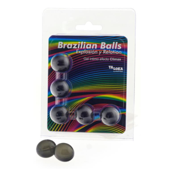 TALOKA - 5 BRAZILIAN BALLS CLIMAX EFFECT EXCITING GEL