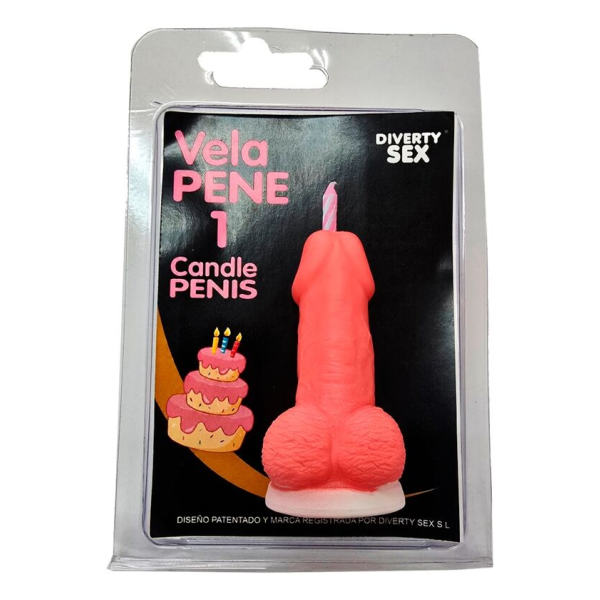 DIABLO PICANTE – PENISKERZE IN FORM DER ZAHL 1, ROSA FARBE