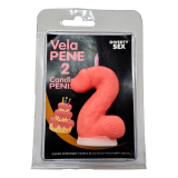 DIABLO PICANTE - CANDELA A FORMA DI PENE A FORMA DI NUMERO 2 COLORE ROSA