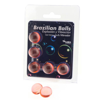 TALOKA - 5 BALLES BRÉSILIENNES GEL EXCITANT EFFET VIBRANT