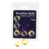 TALOKA - 5 BRAZILIAN BALLS VIBRATING & SHOCK EFFECT EXCITING GEL